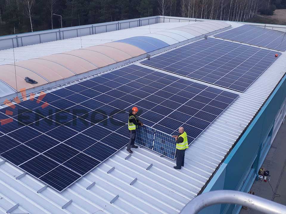 500 kW 60 mm Mini-Schiene für Trapezbleche in Polen