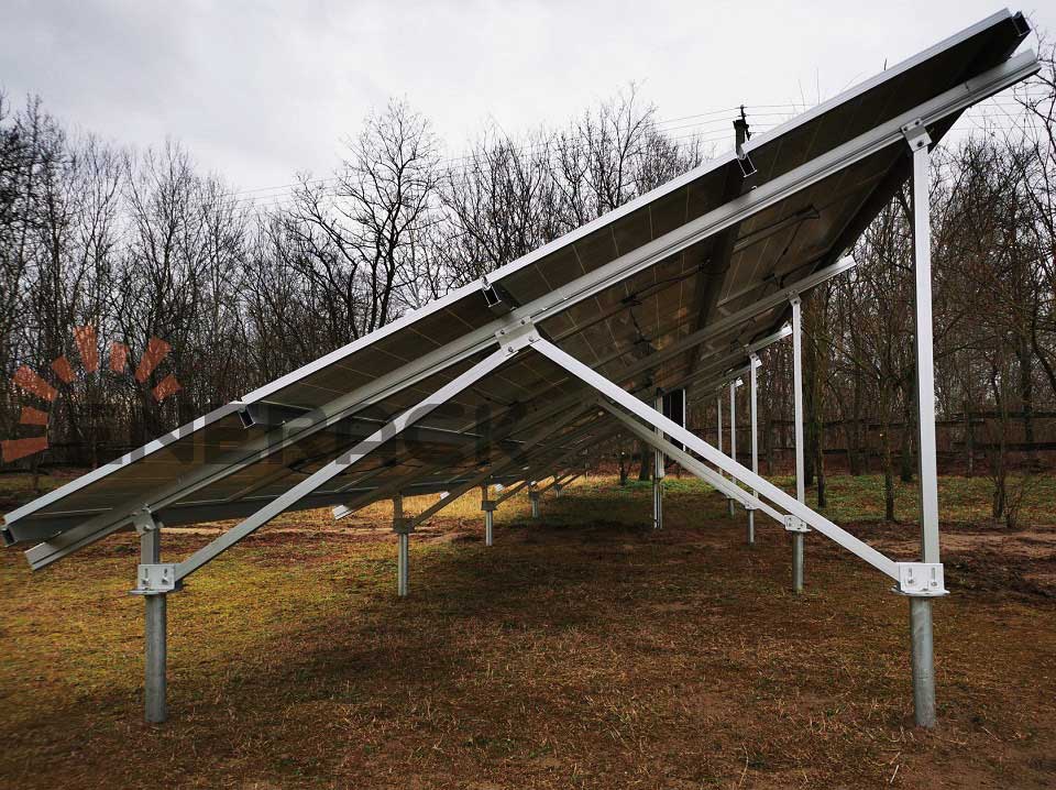 10 kW Standard Bodenmontage-System in Ungarn