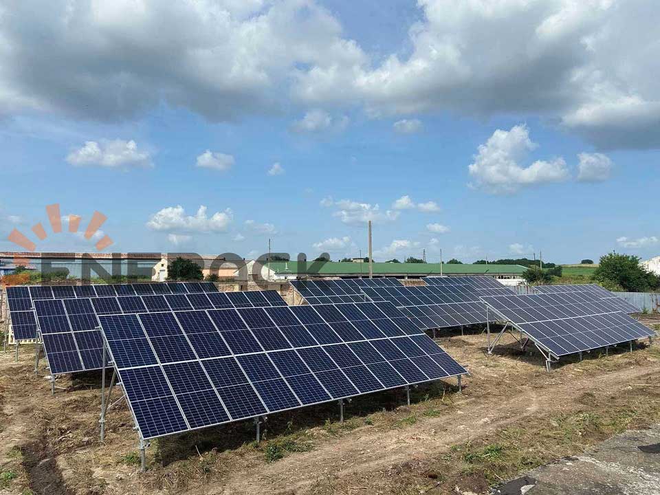 100 kW Standard Bodenmontage-System in Bulgarien