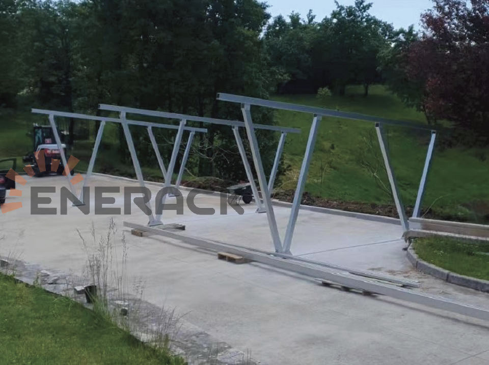 12 kW wasserdichtes Carport Solarmontagesystem in Kroatien