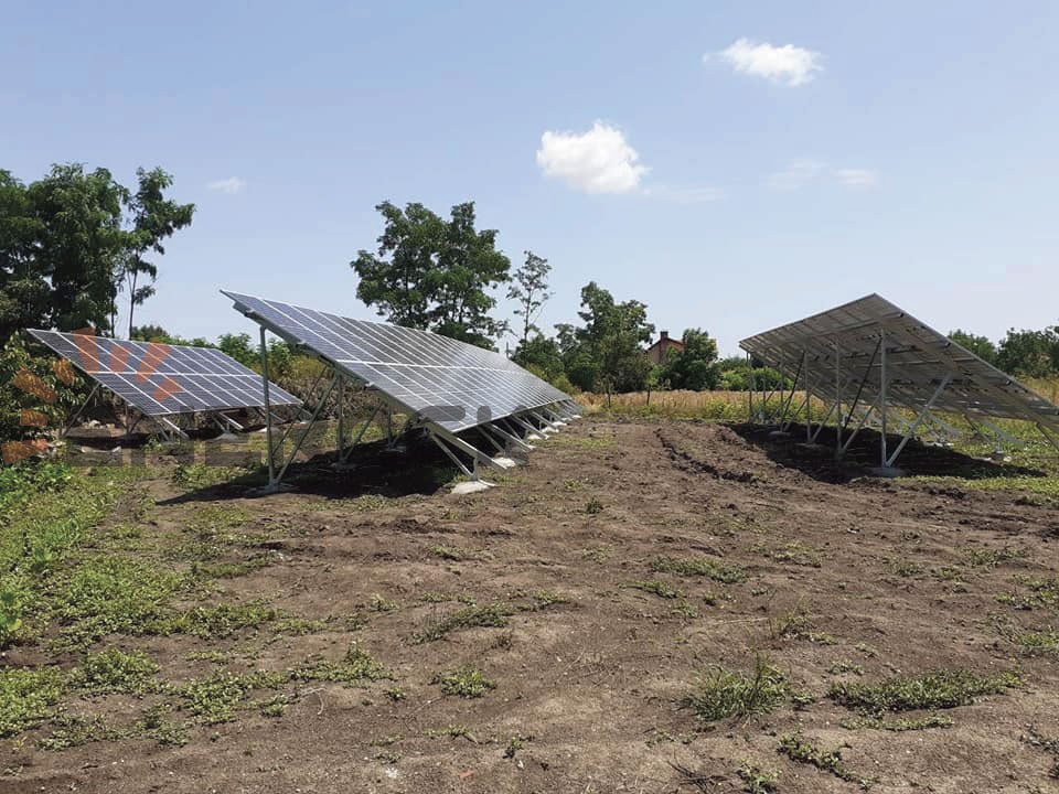 60 kW-Standard Bodenmontagesystem in Bulgarien